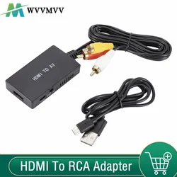 Convertidor HDMI a RCA CVBS con Audio L/R para Vídeo