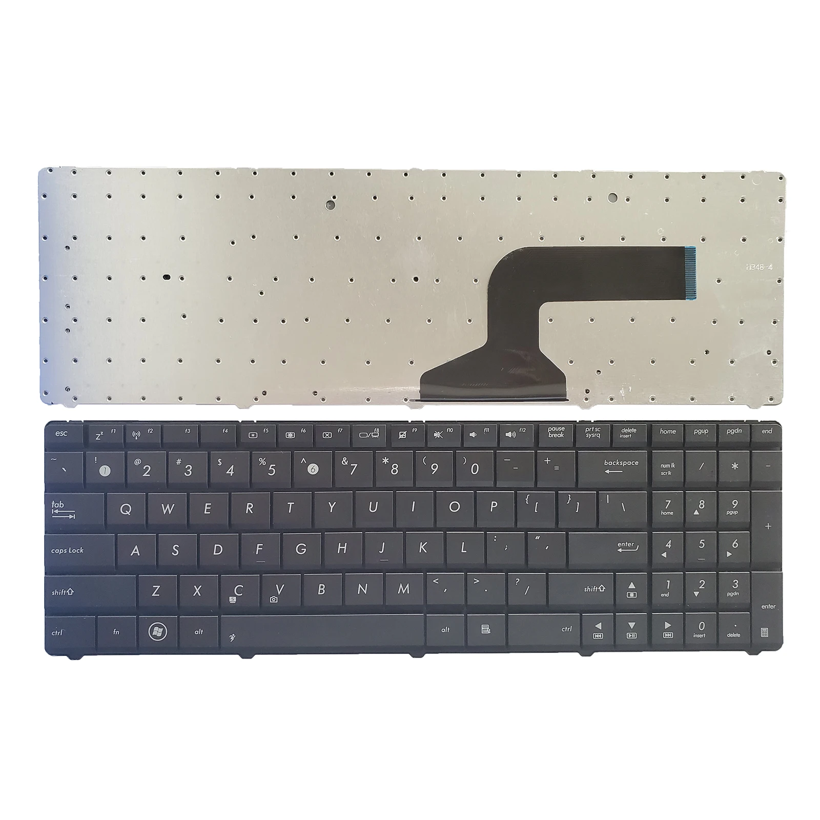 Teclado para portátil estadounidense para ASUS F55 F55A N50 N51 N53 N53J N60 N61 A52 A53 A53E K52 K72