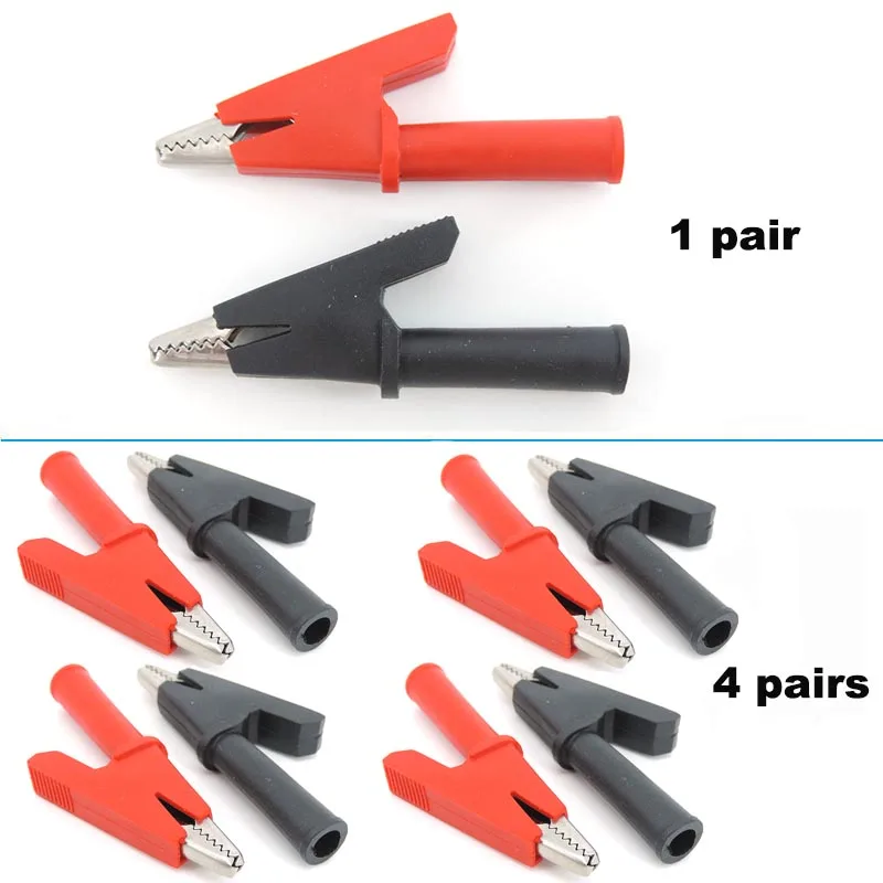 Pinzas de cocodrilo con conector Banana de 4mm, abrazadera de prueba, terminal de Clip de cable 30A 2000V - imagen 2