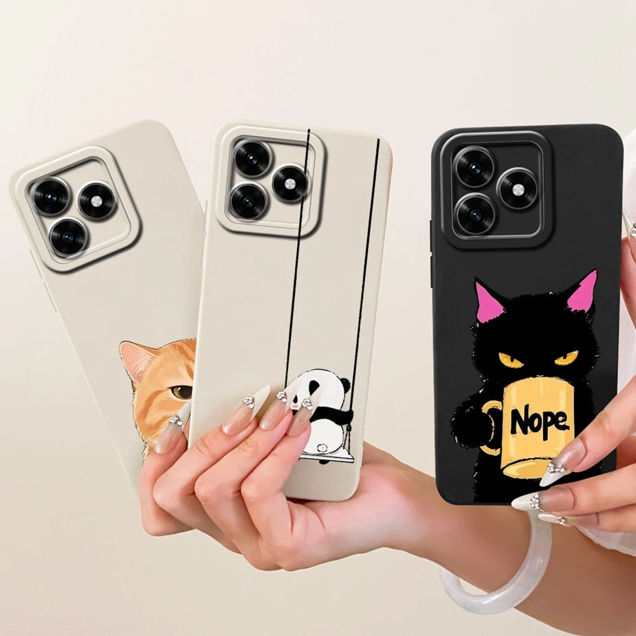 Para Honor X5C Plus funda NLA-LX1 nueva funda pintada de lujo de caramelo funda de teléfono suave de TPU para Honor X5C Plus HonorX5C funda trasera Fundas - imagen 4