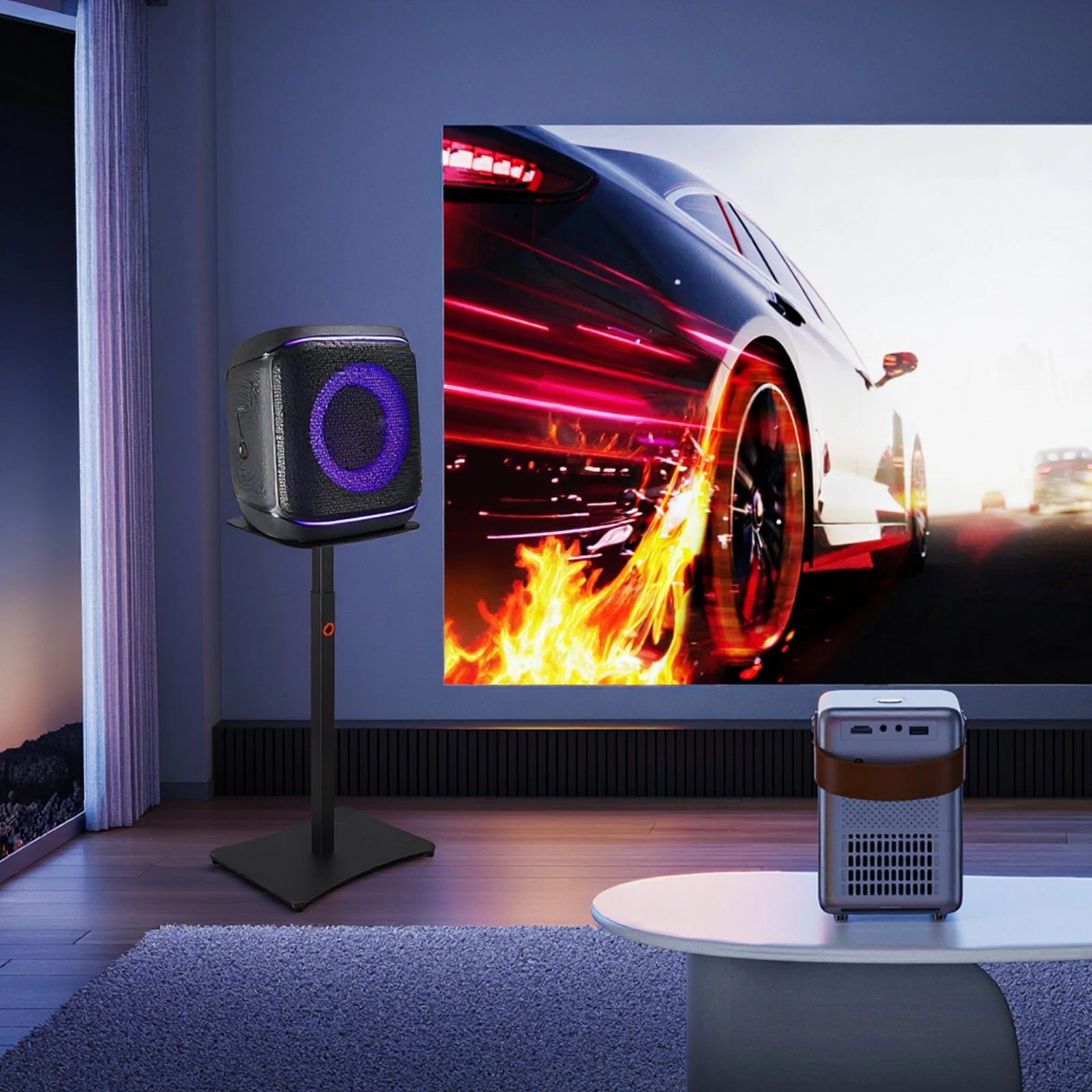 Soporte de suelo para altavoz, soporte de altavoz ajustable en altura, soporte de altavoz de suelo para altavoz JBL PartyBox Encore 2 /1 BT