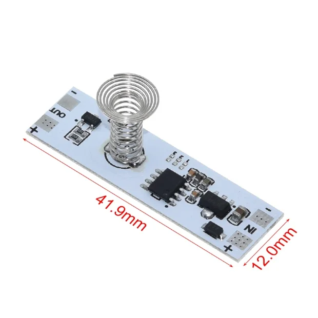 Interruptor táctil de luz LED para gabinete multifunción, atenuación inteligente, módulo de atenuación de inducción capacitiva, 5V-24V - imagen 2