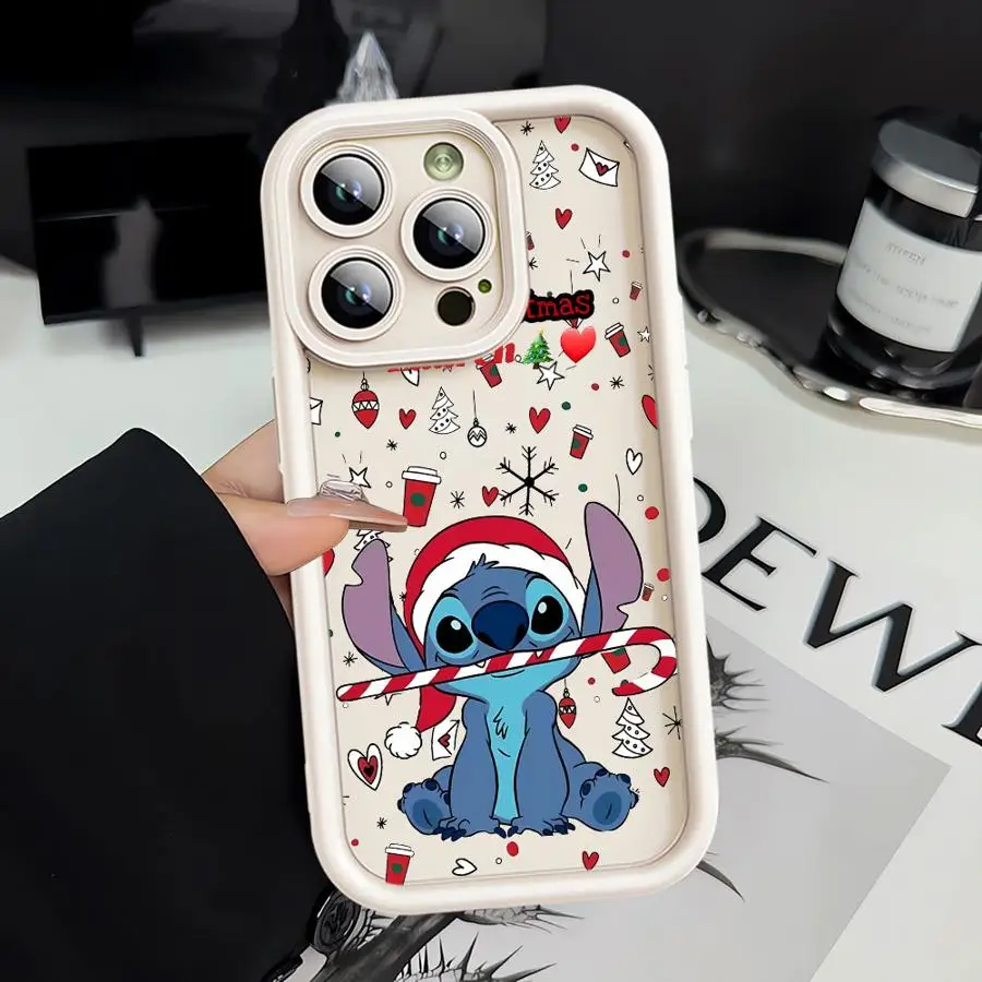 Funda de teléfono de punto de dibujos animados de Navidad para Samsung S25 S24 S23 S22 S21 S20 Note 20 FE Plus Ultra 4G 5G funda de silicona suave TPU - imagen 2
