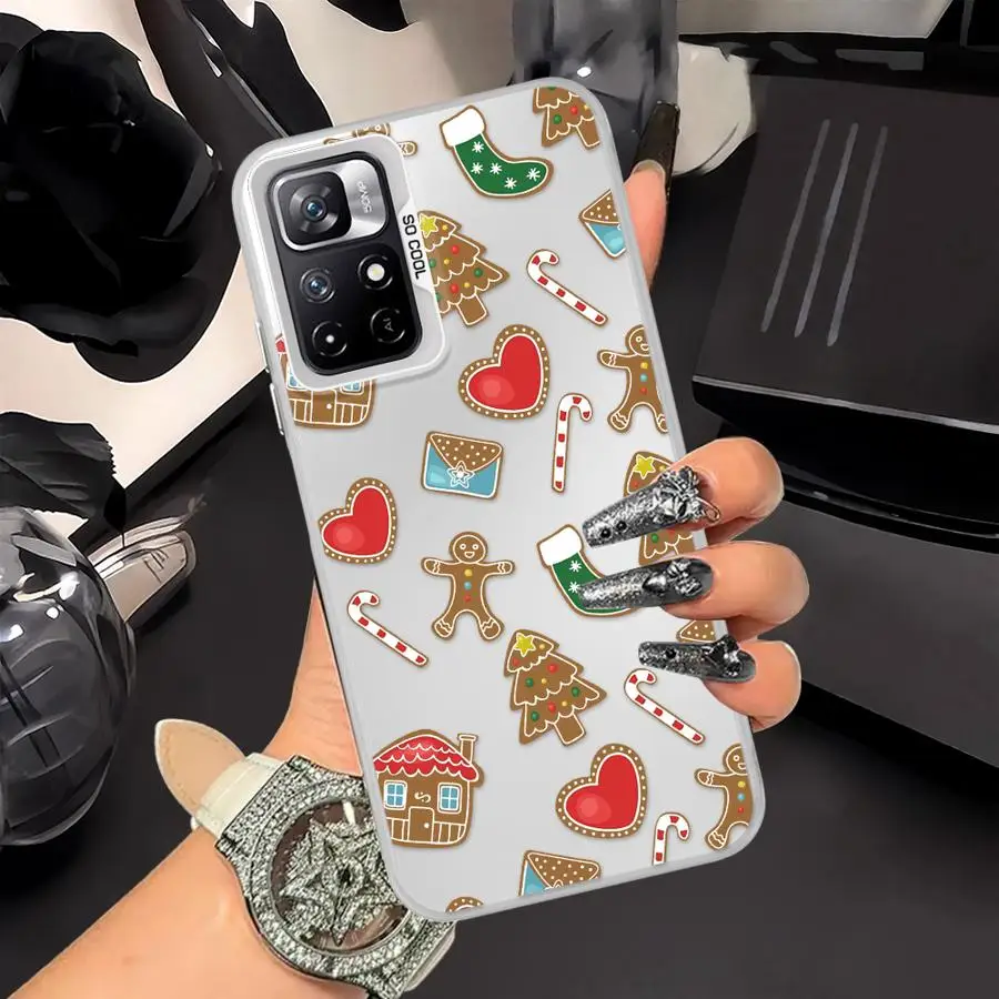 Funda Feliz Navidad para Xiaomi Mi 12T Pro 13T 11 Lite, funda trasera para teléfono - imagen 2