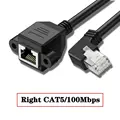 CAT5 RJ45 M-F Right