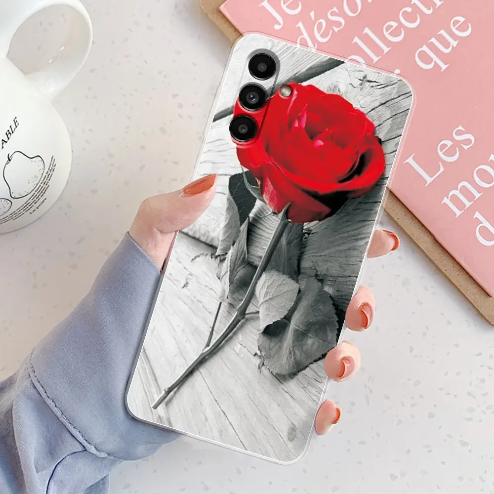 Funda de silicona para Samsung Galaxy A14, carcasa trasera transparente suave, 4G, 5G, A14 A 14 - imagen 5