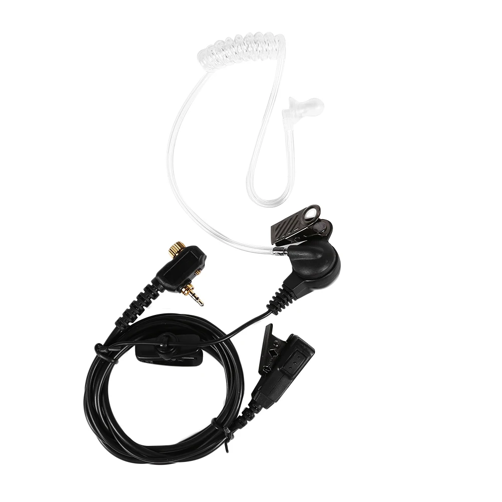 Auricular con micrófono para walkie-talkie, tubo de aire, compatible con Radio Motorola MTH850, MTP850, MTS850, MTH800, MTH600, MTH650, PTT