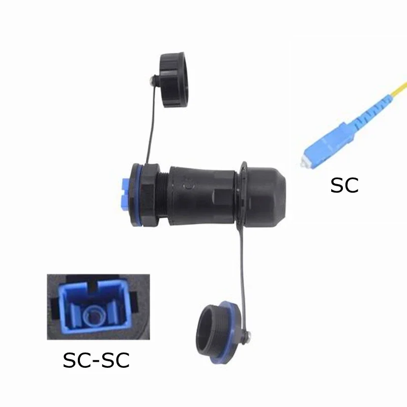 Conector de Cable de extensión de estación Base de torre de hierro blindado para exteriores, enchufe de puente SC a SC LC a LC de fibra óptica resistente al agua - imagen 5