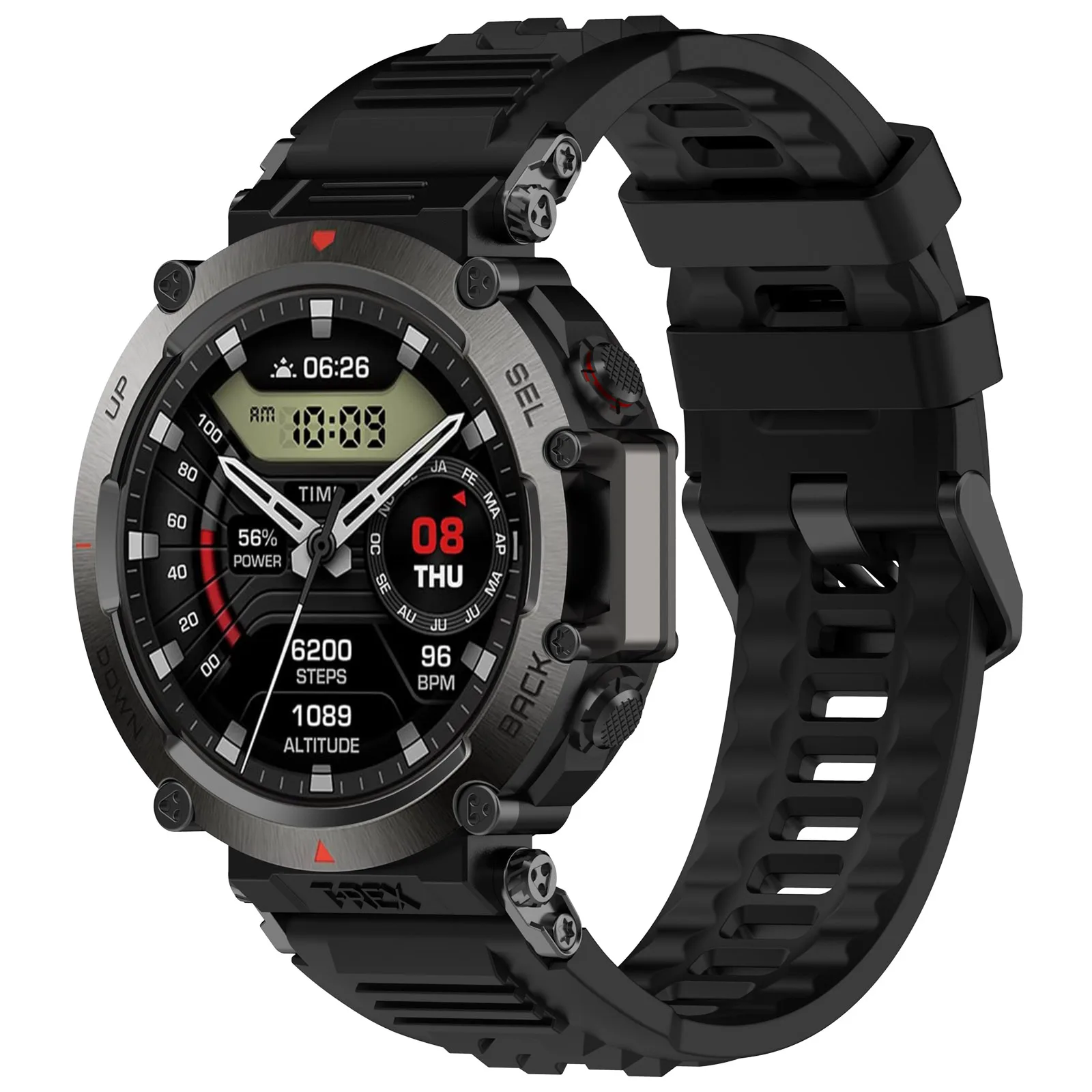 Para Xiaomi Amazfit t-rex Ultra A2142 pulsera de reloj inteligente para Huami Amazfit T Rex Ultra accesorios de correa deportiva de silicona - imagen 2