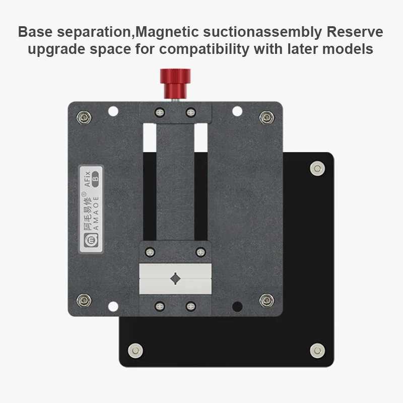 Mini plataforma de reparación de teléfonos móviles con Base AMAOE AFix-A AFix-B, juego de accesorios de eliminación de pegamento de Chip de placa base Universal - imagen 2