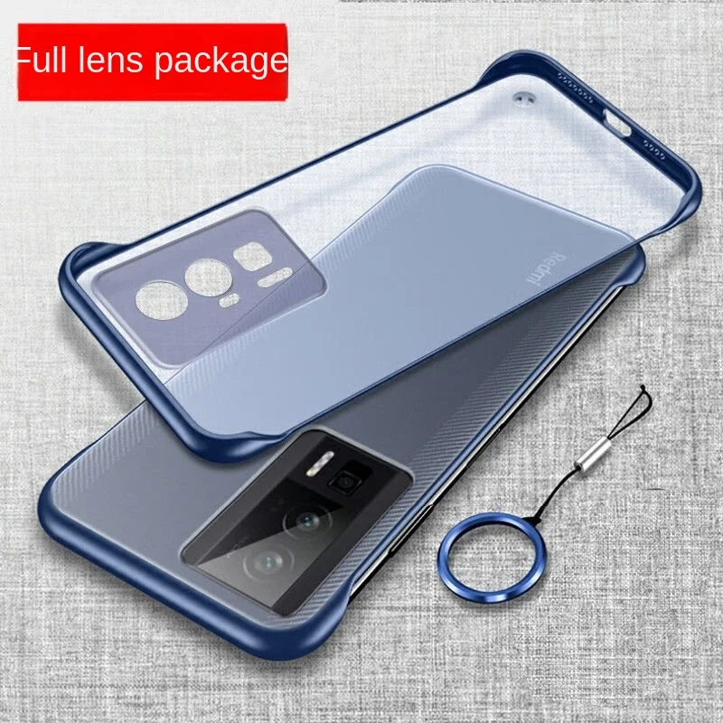 Para Xiaomi POCO F5 Pro funda dura de PC transparente con anillo funda protectora trasera para Xiaomi POCO F4 GT F5Pro carcasa de teléfono - imagen 2
