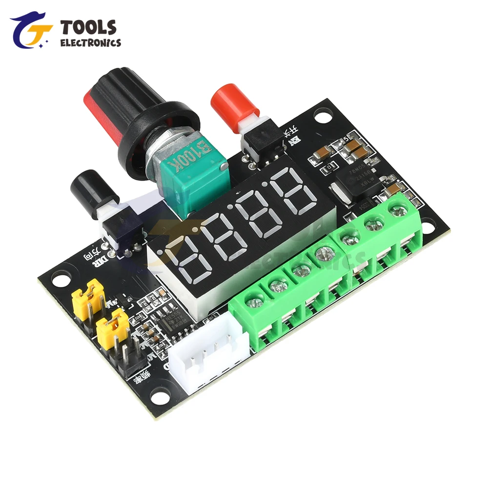 Controlador de motor paso a paso de 12V 24V con generador de señal de pulso PWM, rotación reversible y control de velocidad para automatización - imagen 4