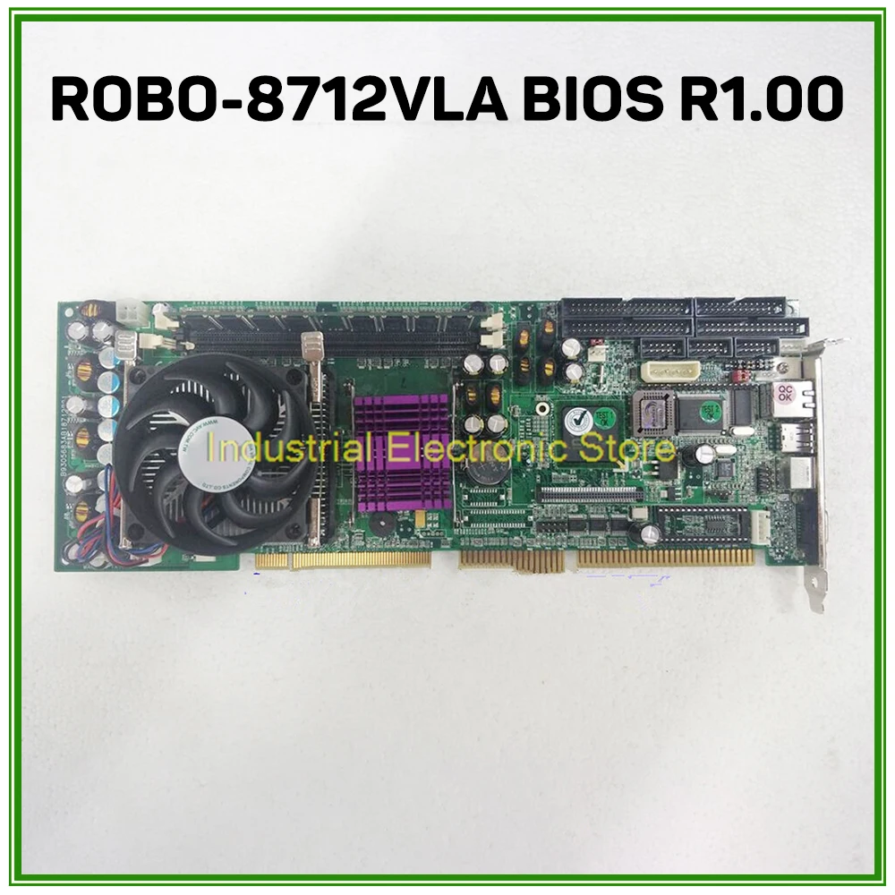 Con memoria y ventilador Placa base de control industrial ROBO-8712VLA BIOS R1.00 - imagen 2