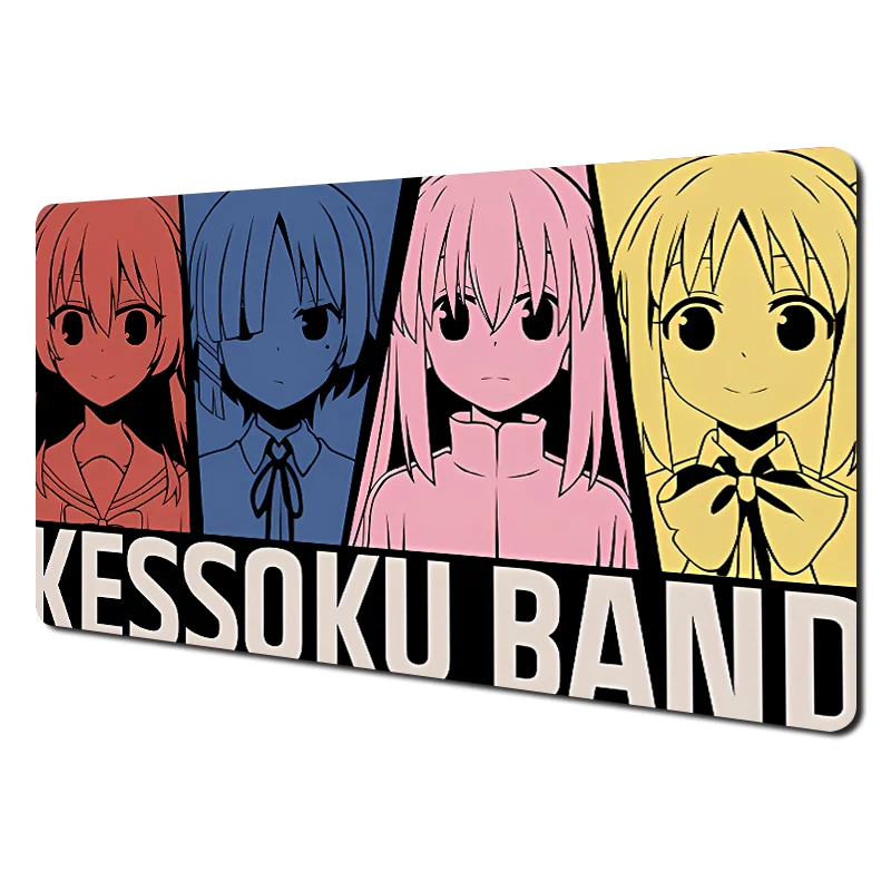 Kessoku-alfombrilla de Anime Porky band para jugadores, alfombrilla de ratón para jugadores, Decoración de mesa, 900x400, Kawaii - imagen 3