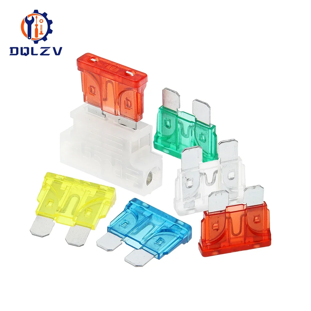 Portafusibles medio para coche, barco, camión, ATC ATO, fusible de cuchilla 1A 2A 3A 4A 5A 7.5A 10A 15A 20A 25A 30A 35A 40A - imagen 4