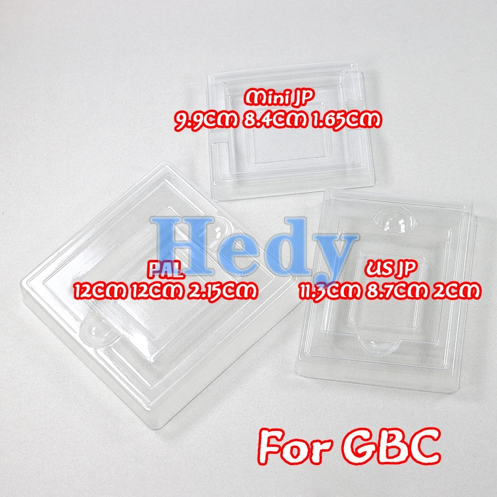 1 Uds. Para GB GBC caja de cartuchos de tarjetas de juego transparente Boxe insertar bandeja interior incrustación para Gameboy Color Mini Japón JP versión EE. UU. UE - imagen 2