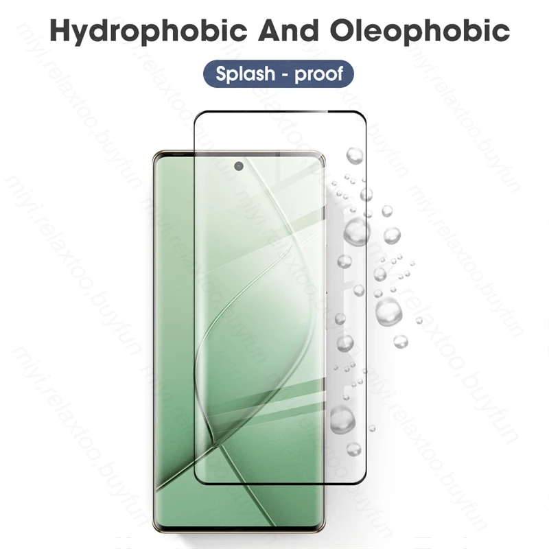 Un teléfono celular verde y blanco con gotas de agua