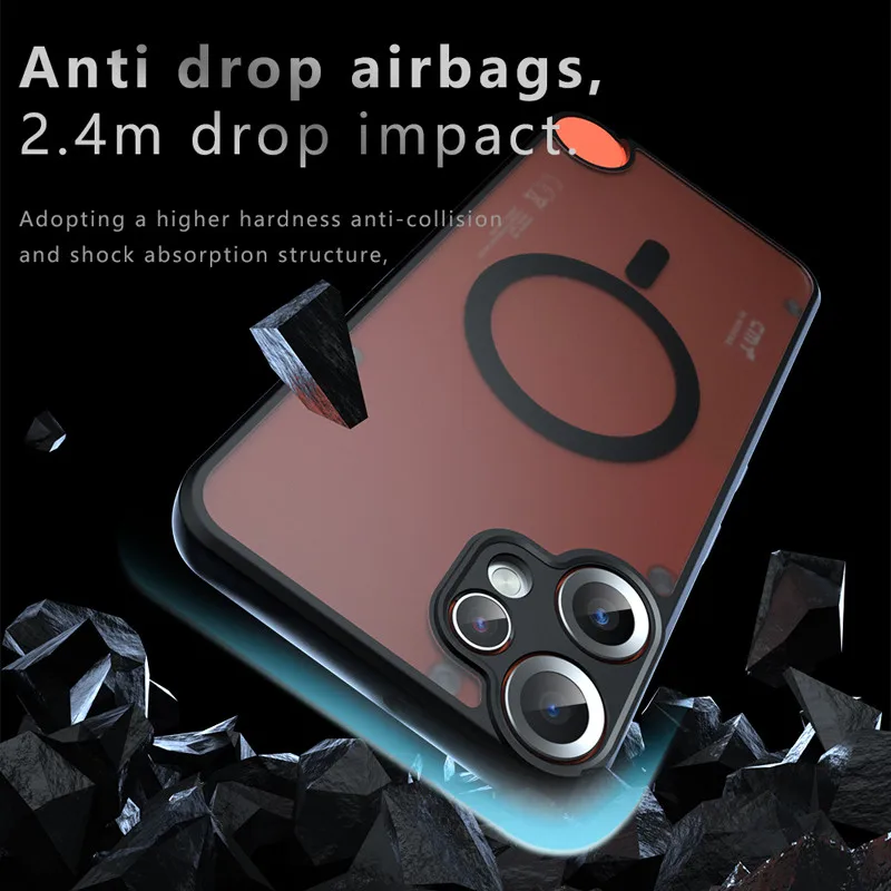 For Nothing CMF Phone 2 Pro magnético чехол ELVEV PC duro a prueba de golpes + cubierta trasera protectora de TPU - imagen 2