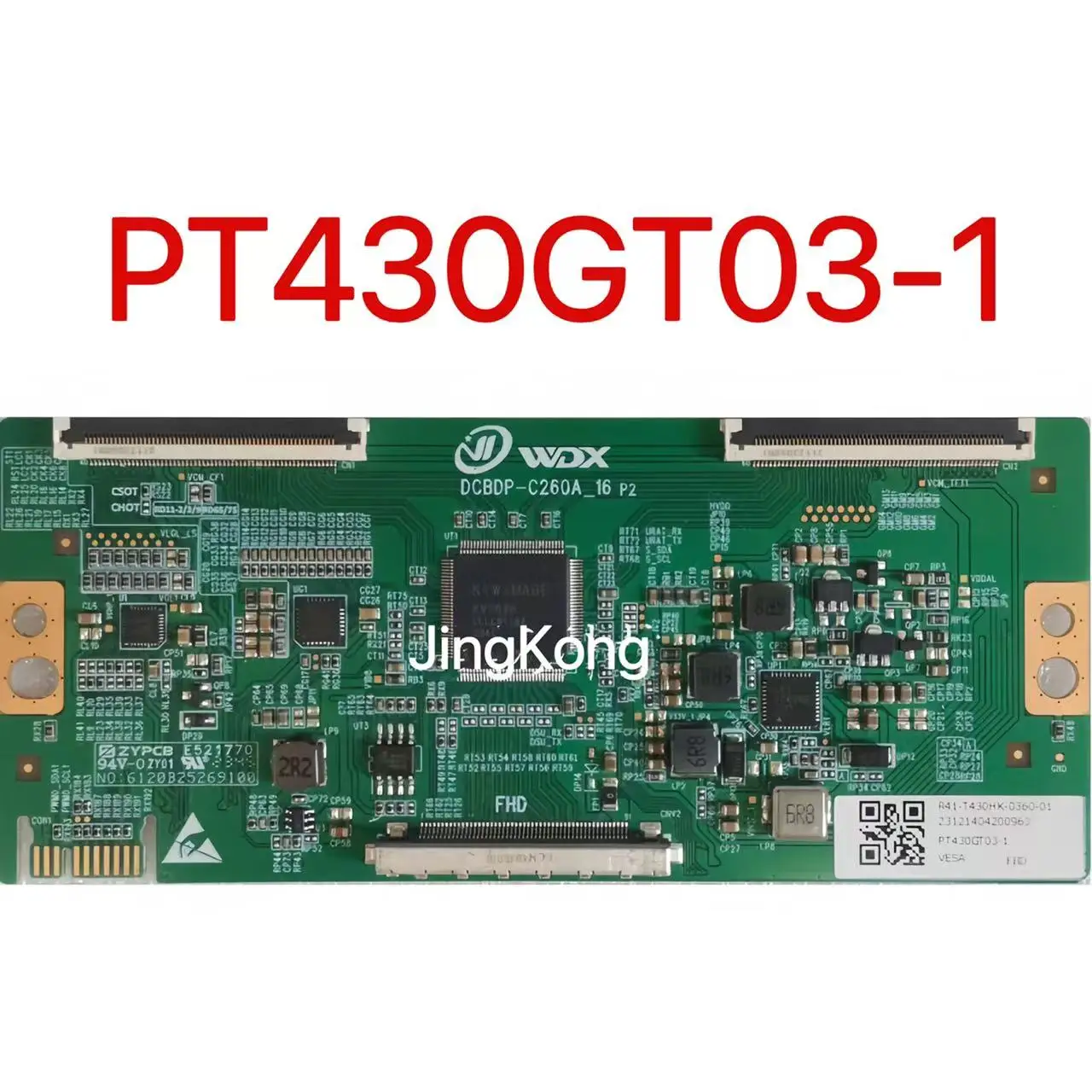 Placa lógica dual Huike PT430GT03-1 4K 2K de 60 pines recién actualizada en stock - imagen 2