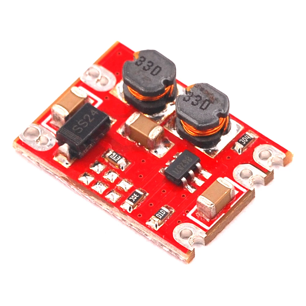Módulo de potencia Buck Boost automático DC-DC, 3V-15V a 5V, 2,5 V-15V a 3,3 V, placa de aumento y bajada, PCB electrónico DIY - imagen 2