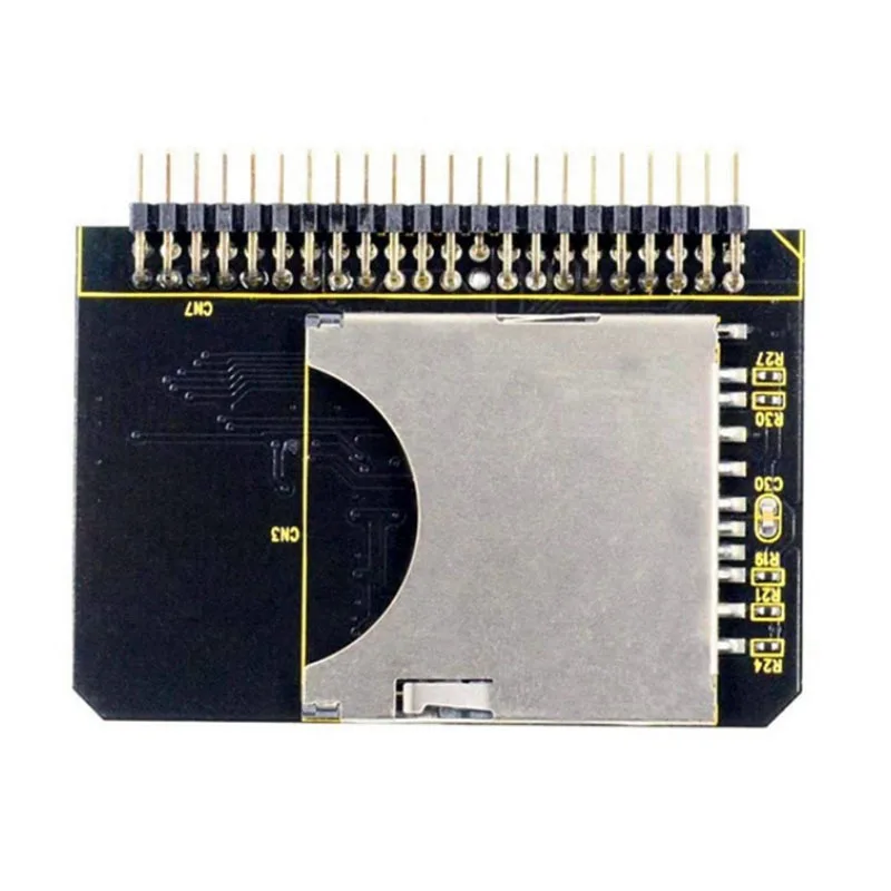 Adaptador SD IDE, conversión de adaptador de tarjeta de transferencia de 44 pines para portátiles, tarjeta de memoria HDD SDHC/SDXC de 2,5 pulgadas a convertidor macho IDE de 44 pines - imagen 2
