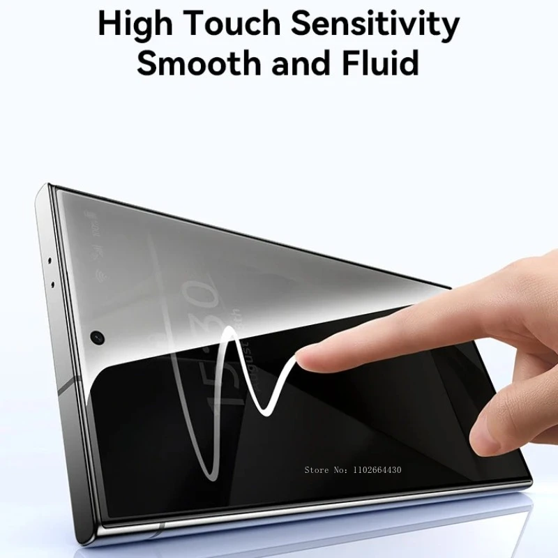 4 piezas para Samsung Galaxy S25 S24 Ultra Protector de pantalla de vidrio antiespía para Samsung Galaxy S24 S25 Ultra privacidad vidrio templado - imagen 2