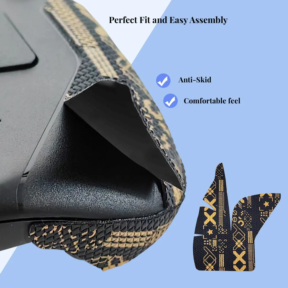 Suaves almohadillas de goma texturizadas profesionales, empuñaduras de mango para cubierta de vapor/almohadillas de seguimiento OLED, agarre de piel, pegatinas de agarre antideslizantes para vapor - imagen 5