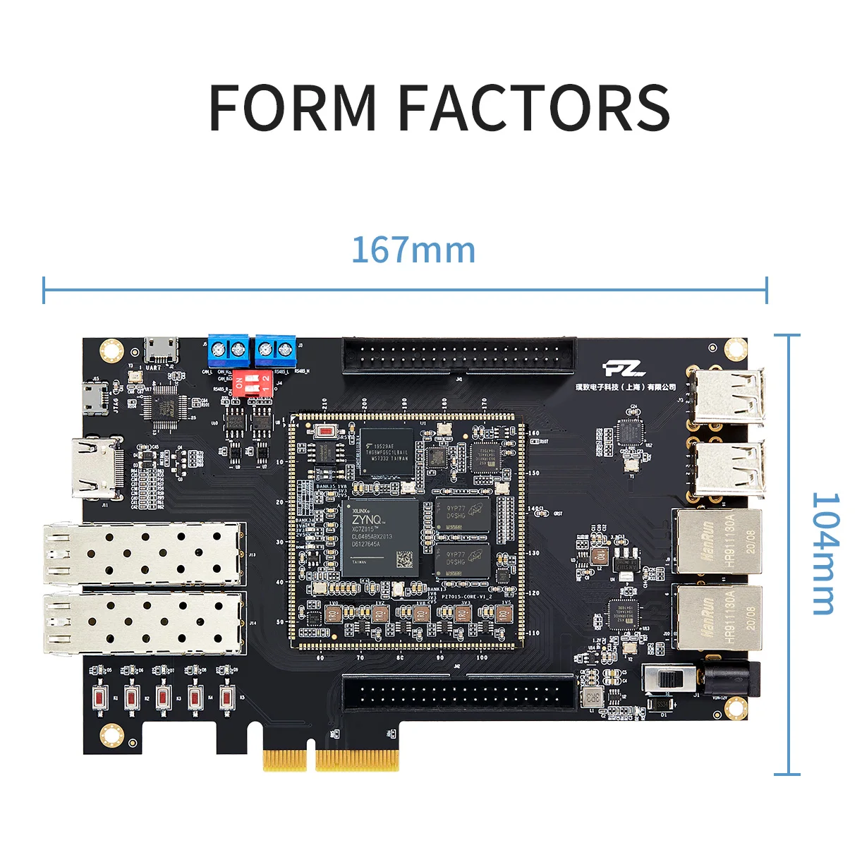 Tarjeta PUZHI 7015: Xilinx SoC ZYNQ 7000 XC7Z015 Placa de desarrollo FPGA PCIE SFP HDMI USB - imagen 4