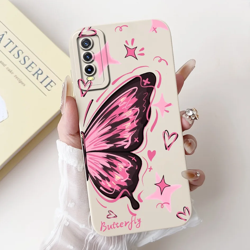 Para Vivo Y20 Y20i Y20s Funda V2043 V2027 V2029 Linda Funda trasera de dibujos animados de Panda Funda de silicona suave en Vivo Y11s Y12s Y12a Protector - imagen 5