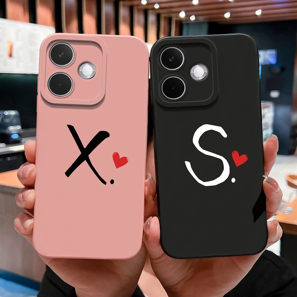 Para Oppo A5 Pro 4G 5G Funda de teléfono estilo Simple letra suave suave carcasa de silicona líquida para OppoA5Pro Funda antideslizante ligera - imagen 2