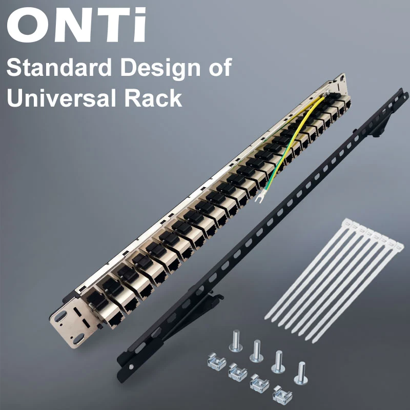 Patch Panel CAT6 RJ45 para Rack 19″ – Distribución de Red Ethernet - imagen 3