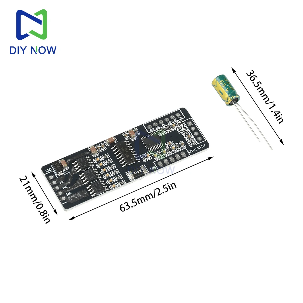 Controlador de motor sin escobillas trifásico de baja potencia DC7-40V 4A BLDC con velocidad de efecto Hall ​ ​ Controlador Regulador PWM/Control Serial 100000 RPM - imagen 4