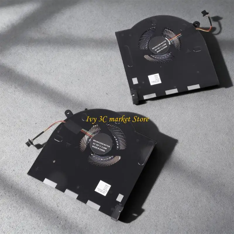 Ventilador refrigeración D7YC CPU GPU Compatible Original para ordenador portátil M17 12V construcción metálica estable - imagen 5