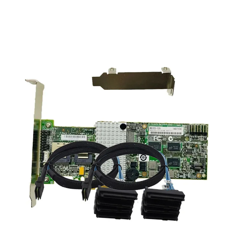 LSI 9264-8i 6GB PCI-E CONTROLADOR RAID Tarjeta expansora de 256M con cable SAS SFF8087-8482