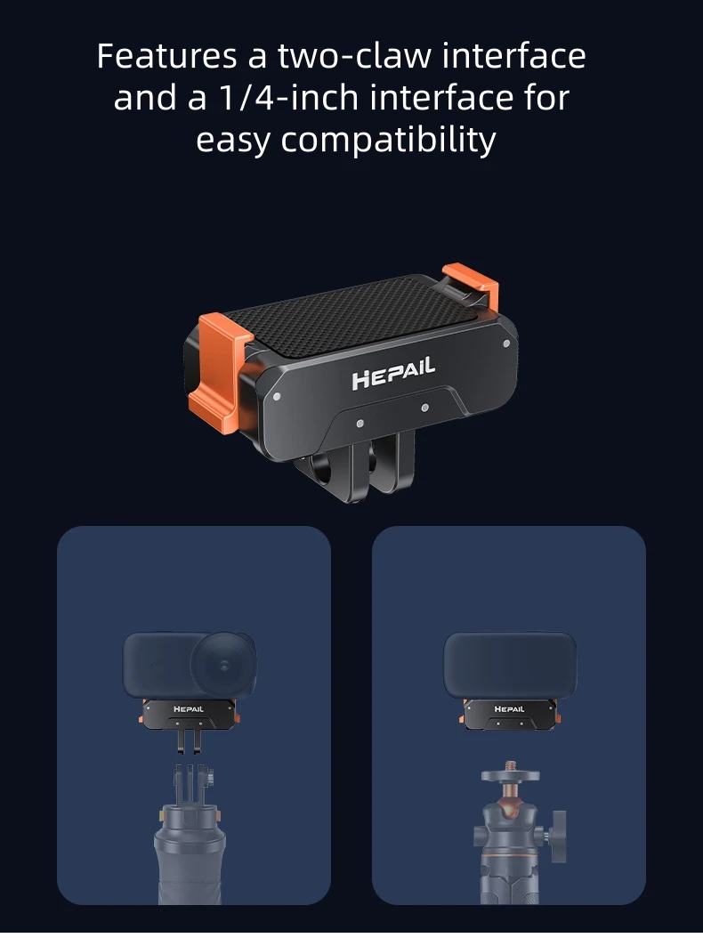 Soporte magnético de liberación rápida para DJI Osmo Nano, Base adaptadora para accesorios de Cámara de Acción DJI Osmo Nano - imagen 5