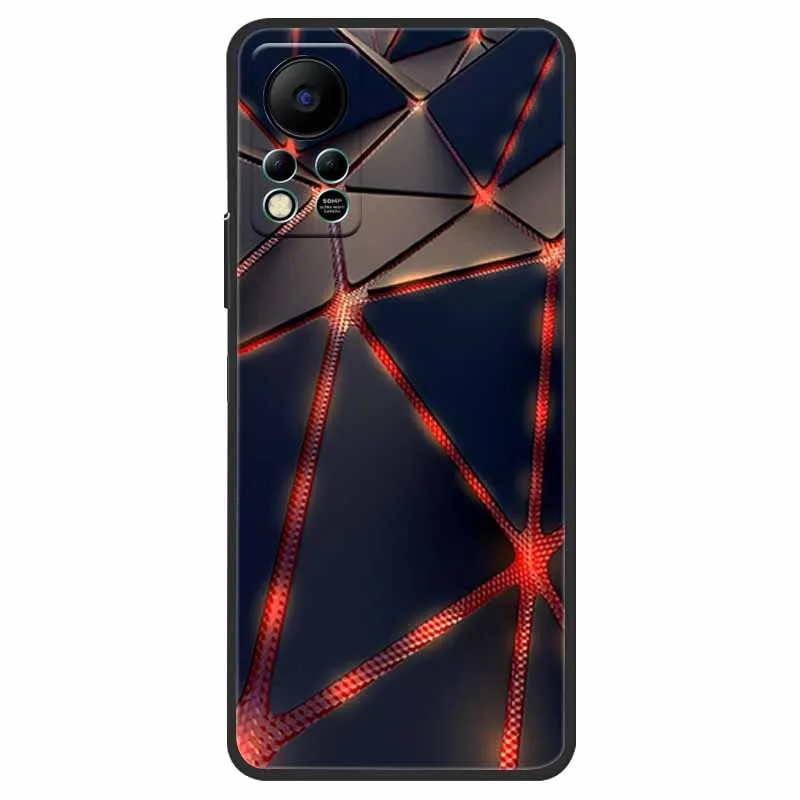 Funda trasera de silicona suave a prueba de golpes para Infinix HOT 11S, NFC, HOT11S, NFC, lindo, X6812B - imagen 3