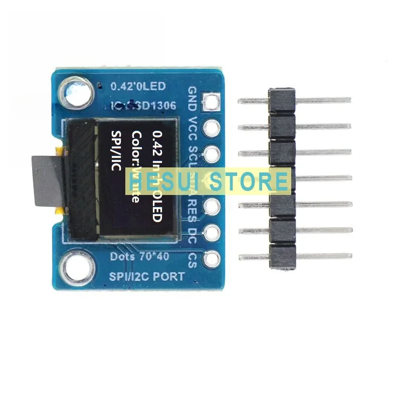 Módulo de interfaz SPI LCD SSD1306 con pantalla OLED de 7 pines de 0,42 pulgadas