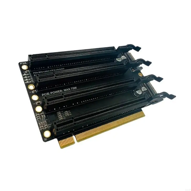 896f PCIe-Bifurcation x16 a x4x4x4x4 pcie3.0 x16 1 a 4 gen3 adaptador tarjeta expansión - imagen 5