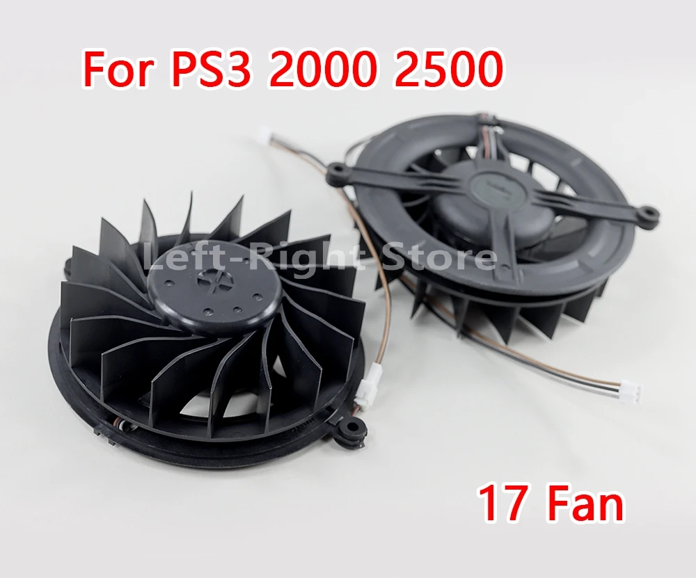 Ventilador de refrigeración de repuesto de 3 uds., ventilador de refrigeración interno de 17 aspas para Sony Playstation 3 Ps3 Slim - imagen 2