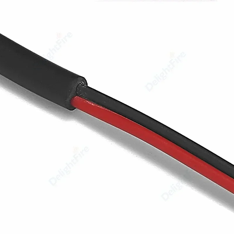 Cable divisor de alimentación de CC, adaptador de corriente de 1 a 2 vías, 5,5mm, 2,1mm, 5V, 12V, conector para tira de luces LED, cámara CCTV - imagen 5