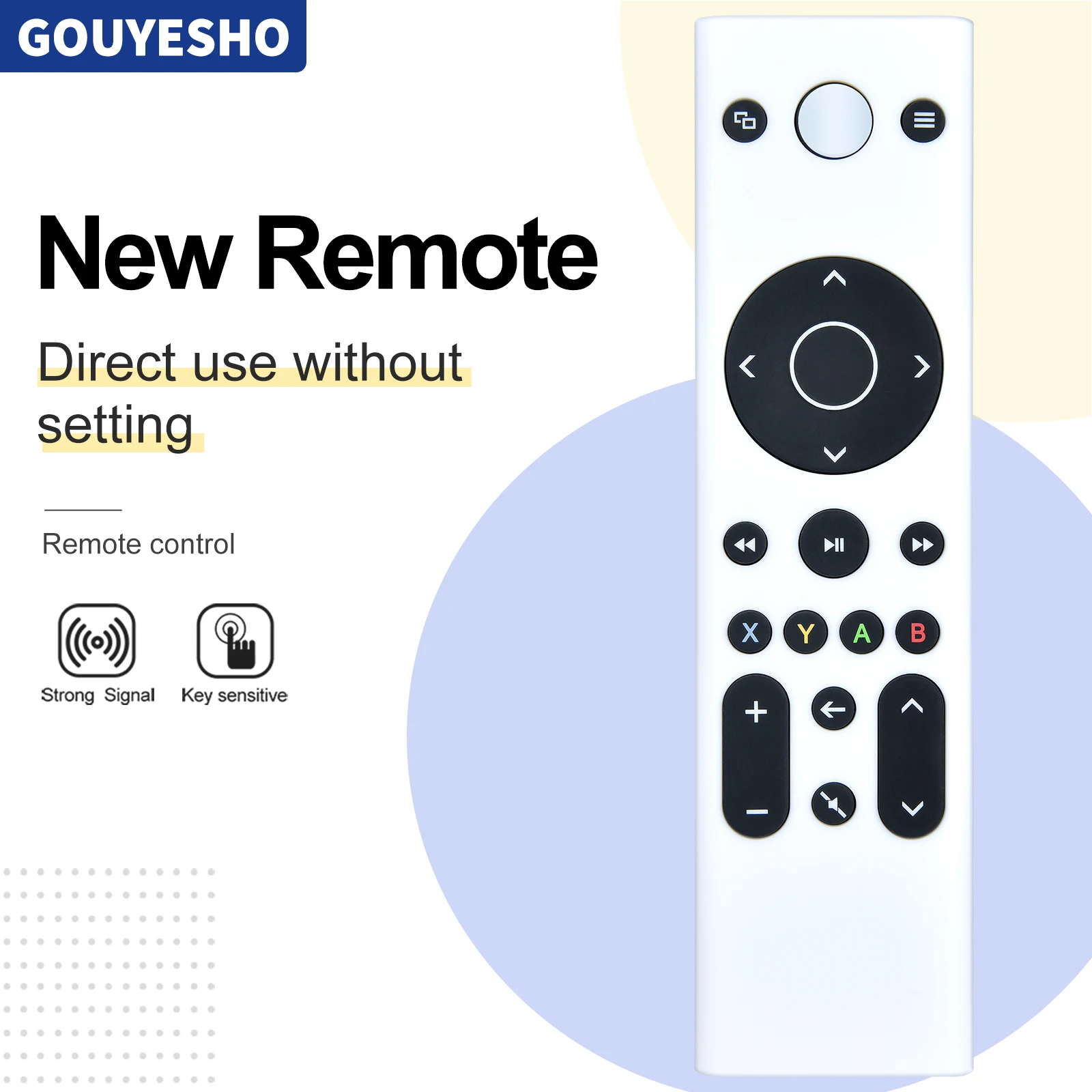 Nuevo mando a distancia para Xbox Gaming Media Remote para Xbox One, Xbox Series XS - Color blanco