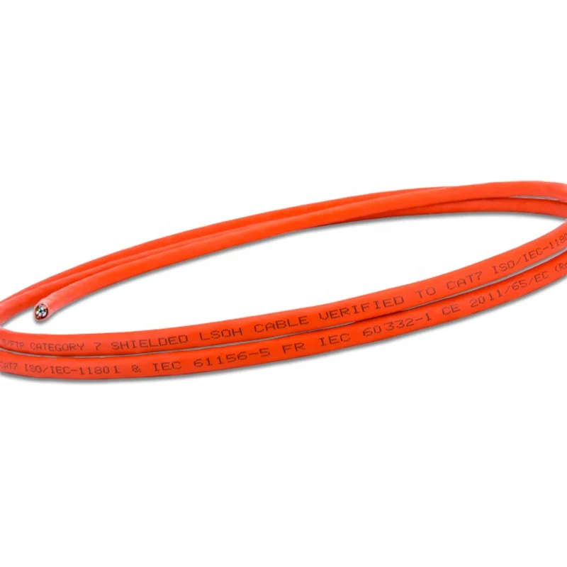 Cable Lan de red Linkwylan Gigabit Cat6 UTP FTP 10GBit Cat6A Cat7 SFTP Cable de instalación cables de cobre sin oxígeno interior LSZH - imagen 4