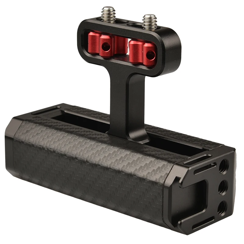 Sistema de manija de cámara modular - Construcción de madera/metal con accesorios para zapatos y soporte en jaula - Compatible con Dslr/ml - imagen 4