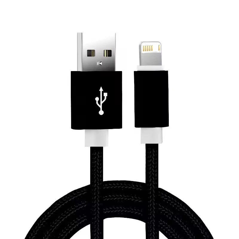 Cable USB de carga rápida trenzado de nailon para iPhone 11 12 mini 13 14 Pro Max X XR XS 6S 7 8 Plus Cables de carga rápida 1m 1,5m 2m 3m - imagen 4