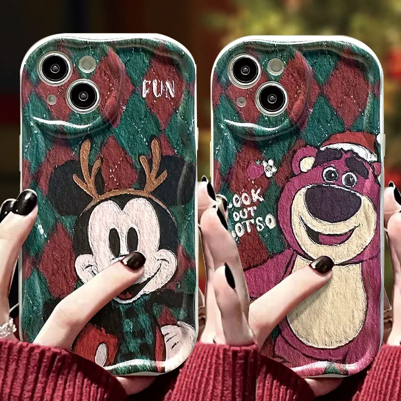 Disney-funda suave de Mickey Mouse para móvil, carcasa trasera de Navidad para Huawei P60, P50, P40, P30 Pro Lite, 4G, 5G, Mate 50, 40, 30 Pro, Honor X5 Nova, Y90
