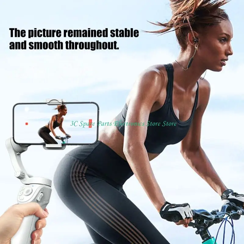 Estabilizador cardán mano SZ 3 ejes con varilla extensible y trípode Metal para grabación vídeo y fotografía