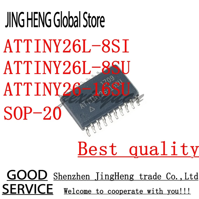 5 unids/lote ATTINY26L-8SI ATTINY26L-8SU ATTINY26-16SU ATTINY26L ATTINY26 8SI 8SU 16SU SOP-20 microcontrolador