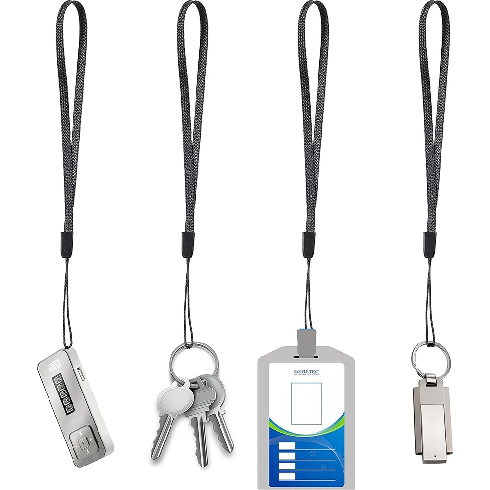 Correa de muñeca para Airpods Pro 2, soporte para tarjeta Flash USB, insignias de identificación, llavero, cadena corta de nailon para teléfono, patio terrestre - imagen 3