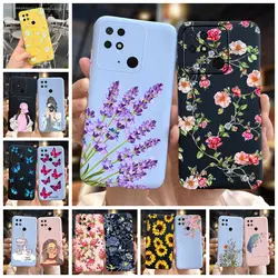 Funda Xiaomi Redmi 10C Floral – TPU Suave Antigolpes
