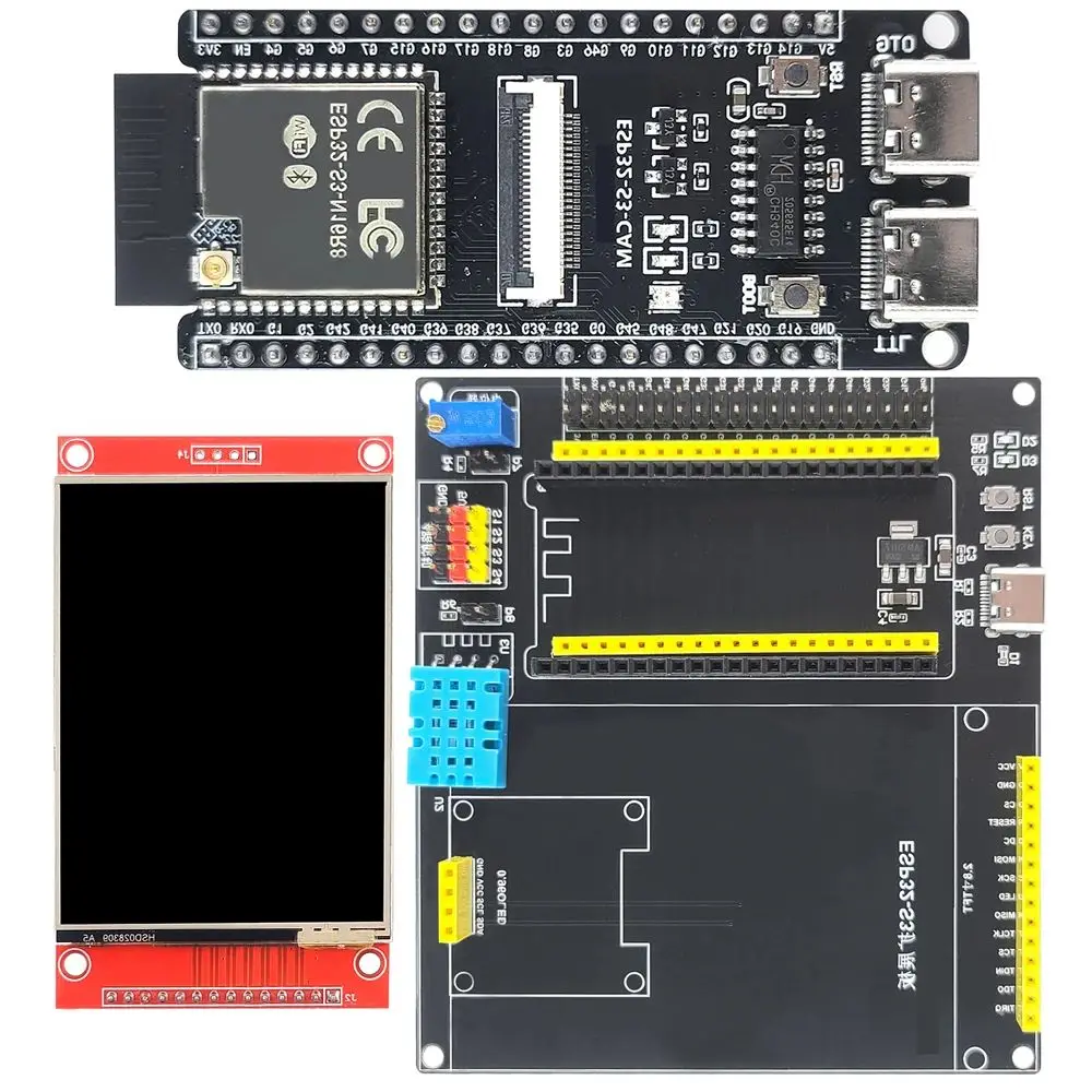 Kit de placa de desarrollo ESP32-S3 con pantalla de 2,8 pulgadas con módulo Wifi 2,4G 8MB PSRAM 16MB FLASH ESP32 S3 N16R8 CAM tipo C